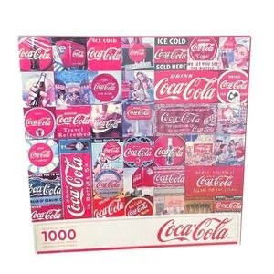 Springbok Coca Cola Collage 1000 Piece Jigsaw Puzzle New‎ Sealed USA 2017